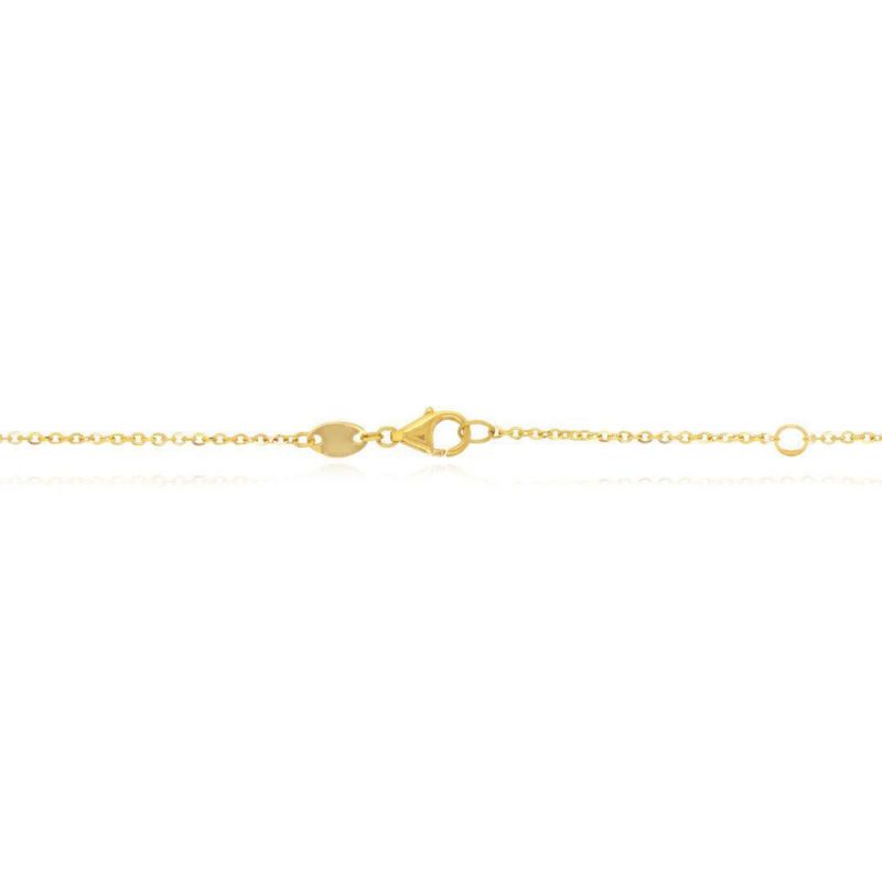 Asymmetrical Malachite Butterfly Necklace 14K Gold-Plated Sterling Silver