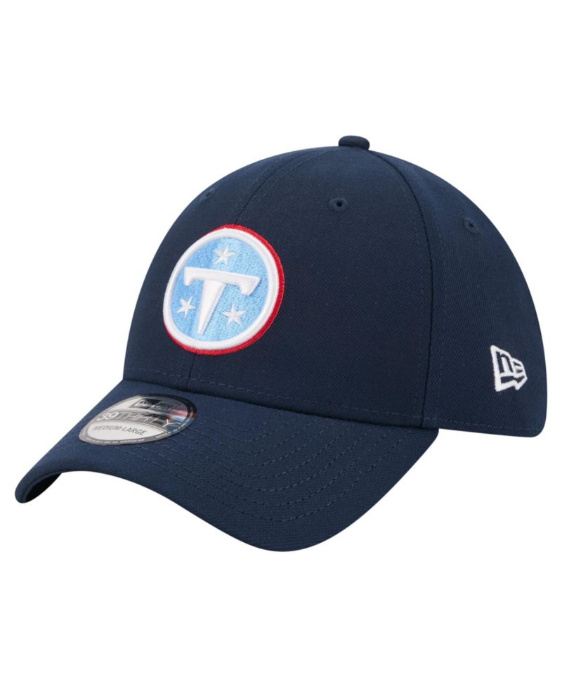 Men's Navy Tennessee Titans Core Team 39THIRTY Flex Hat