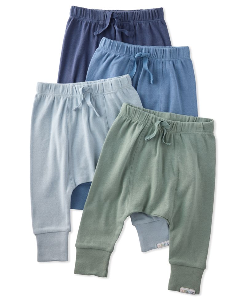 Baby Boys' or Girls' Drawstring Jogger Pants, 4-Pack