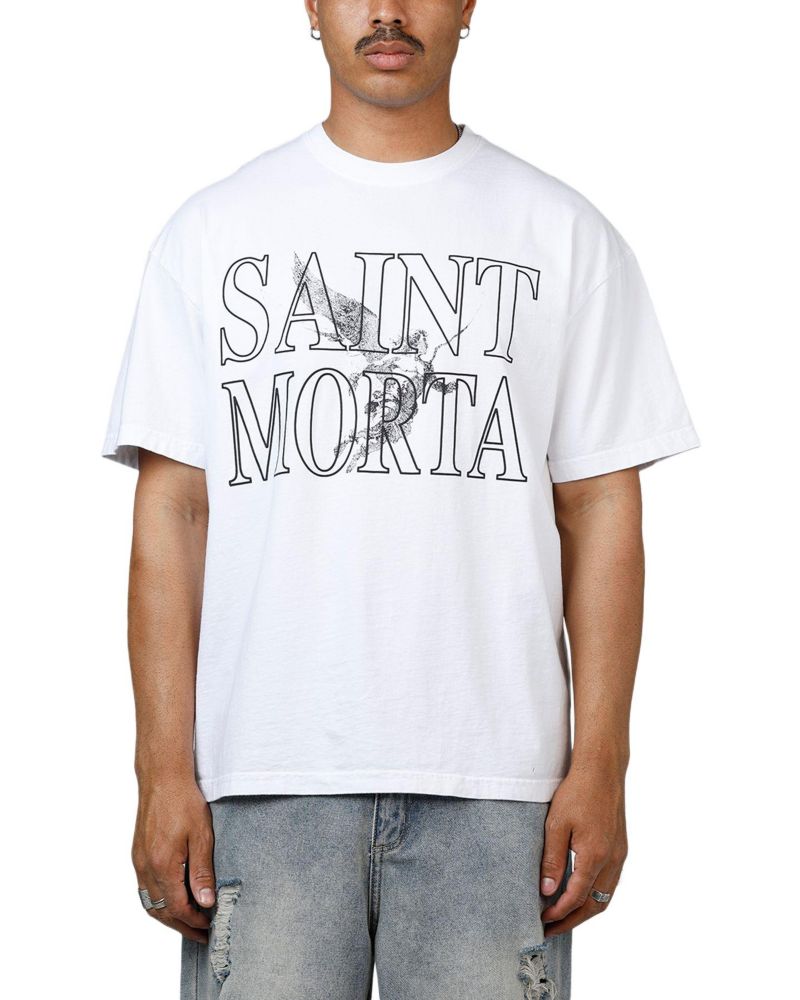 Men's Angelic Drop Shoulder T-Shirt White
