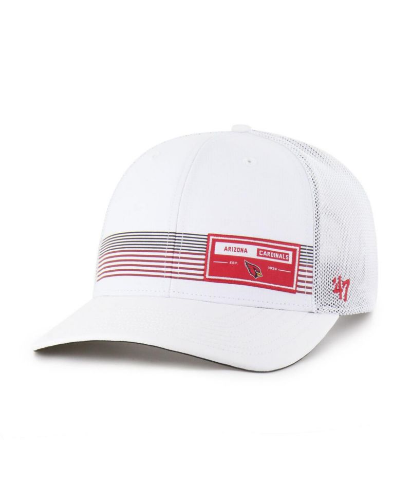 Men's White Arizona Cardinals Rangefinder Trucker Adjustable Hat