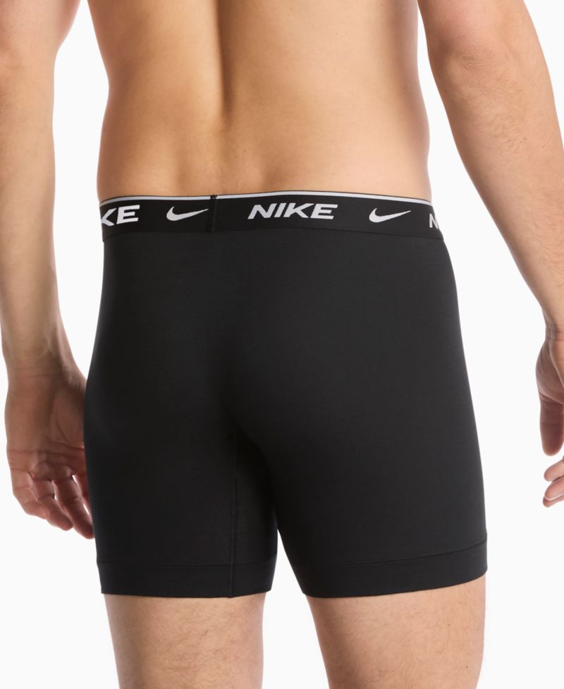 Mens Dri-FIT Essential Cotton Stretch Boxer Briefs, 3-Pack