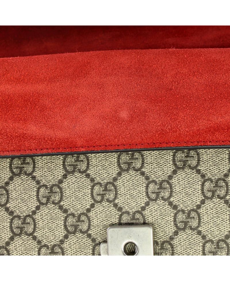 Small Dionysus Bag GG Coated Canvas with Crystal Embellished Metal