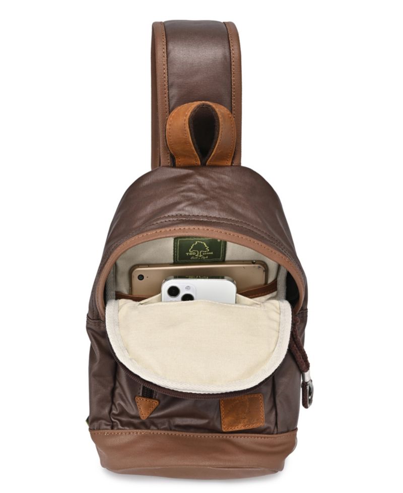 Urban Light Coated Canvas Sling Bag