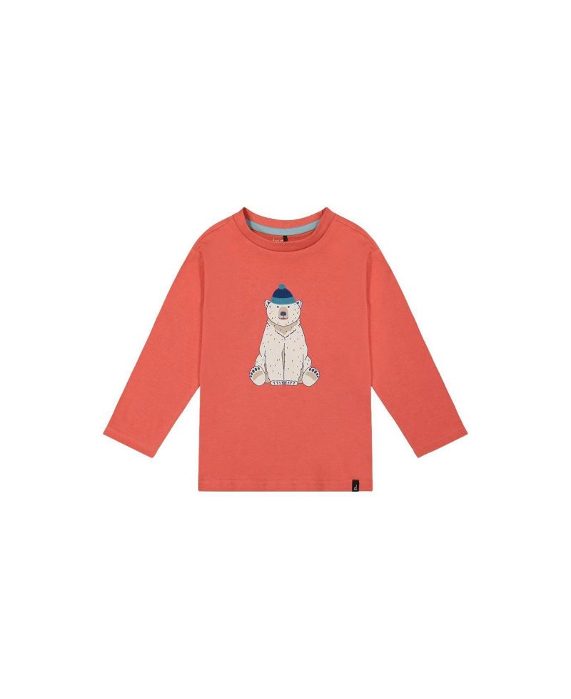 Big Boys (6-8) Long Sleeve Organic Cotton T-Shirt