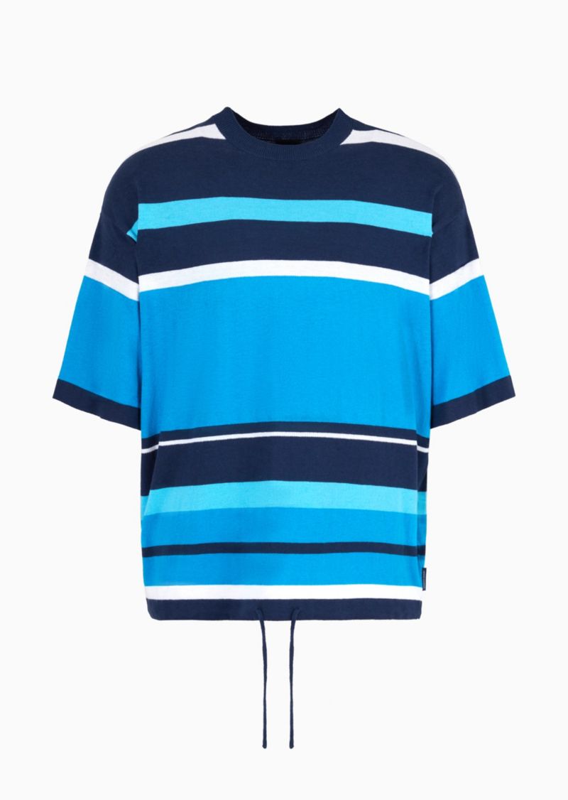 Men's Colorblocked Stripe T-Shirt