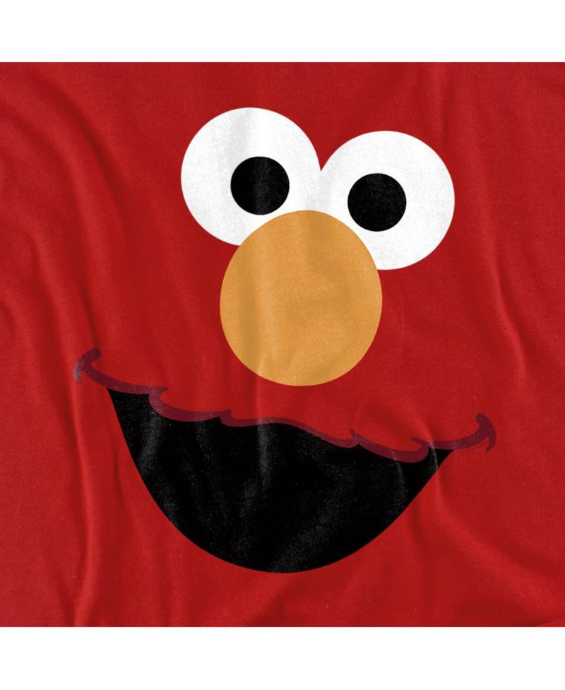Men's Elmo Face Graphic Classic-Fit T-Shirt