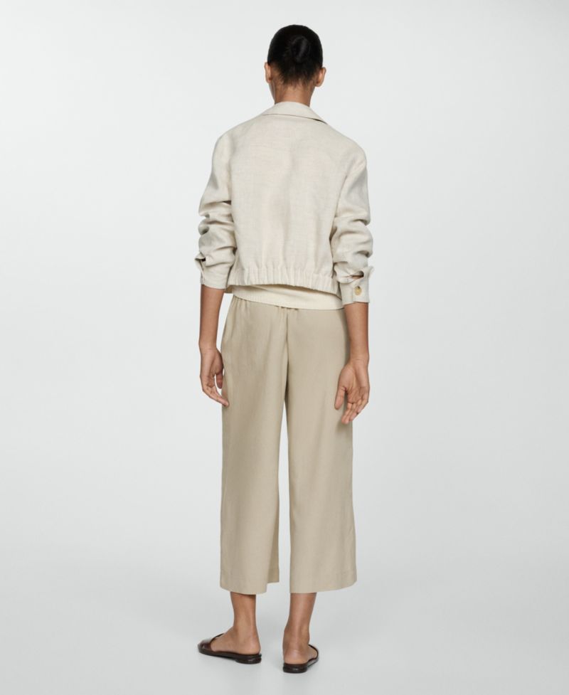 Women's Wide Leg Linen Pants