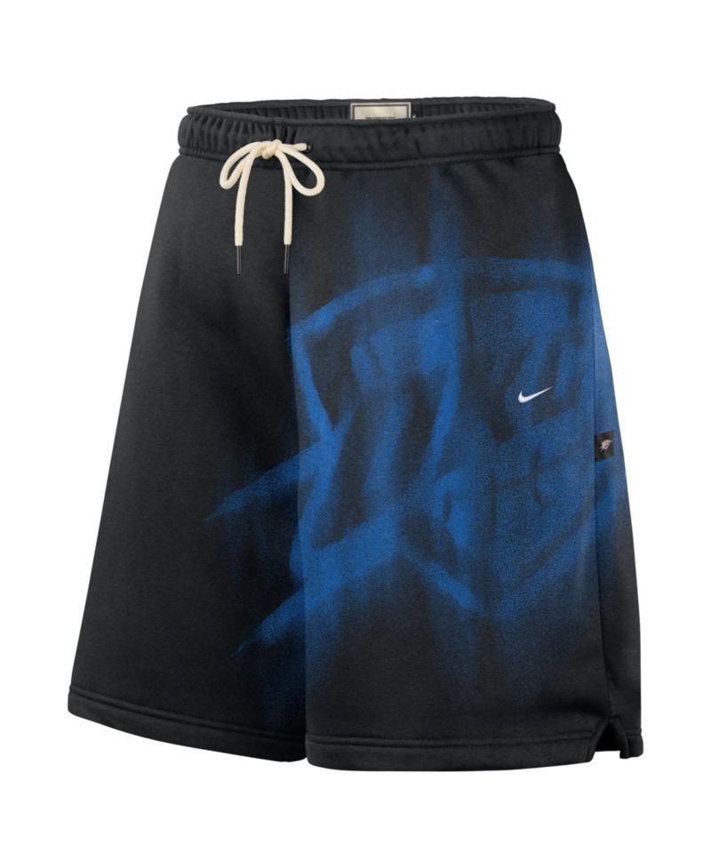 Men's Black Oklahoma City Thunder 2026 Standard Issue Practice Icon Fleece Shorts