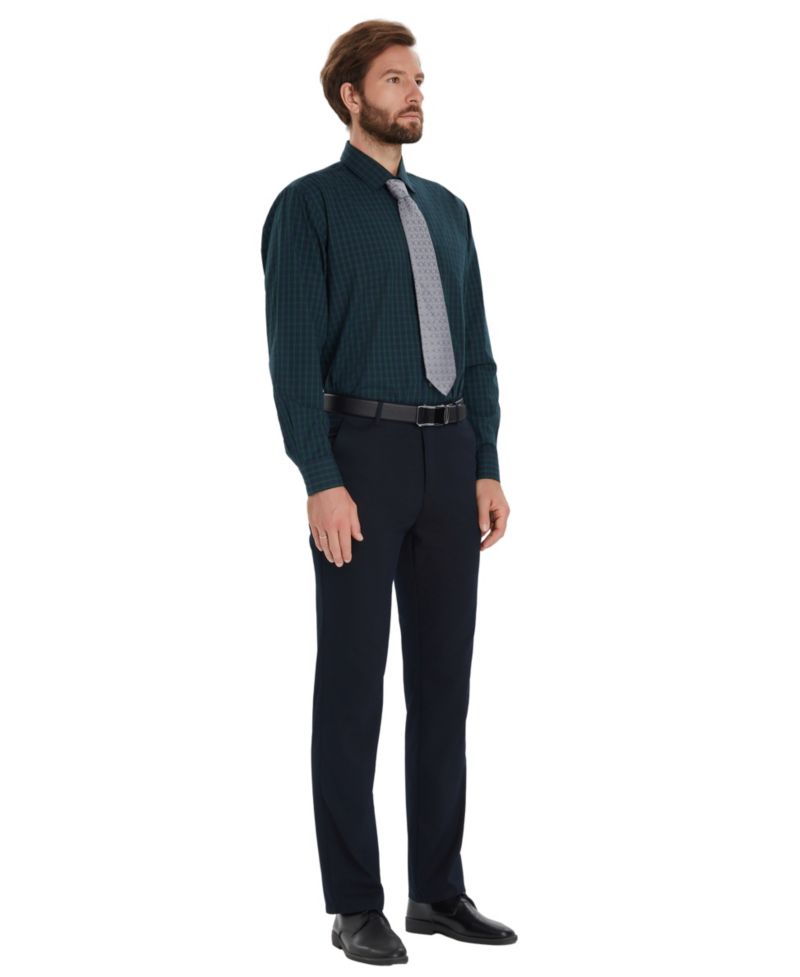 Men's Mini Blackwatch Regular-Fit Dress Shirt