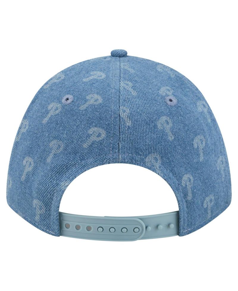 Men's and Women's Denim Philadelphia Phillies A-Frame 9FORTY Adjustable Hat