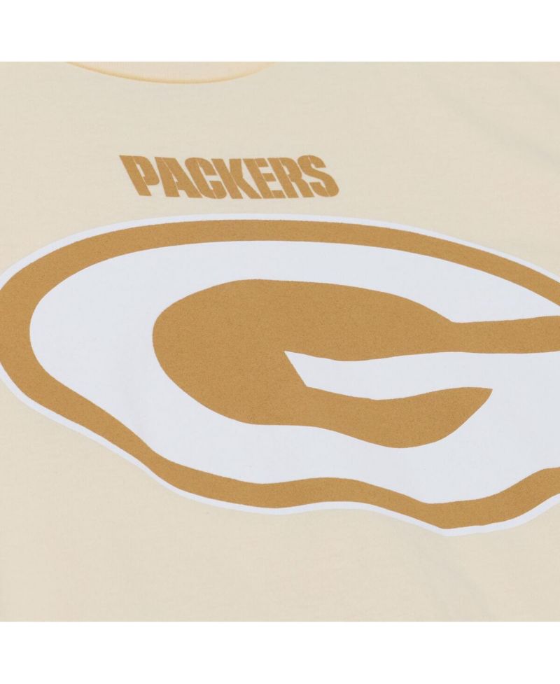 Men's Reggie White Cream Green Bay Packers Sandman Name & Number T-Shirt
