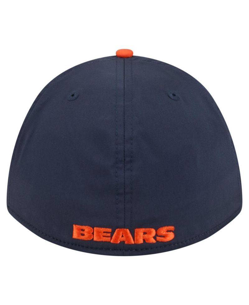 Men's Navy/Orange Chicago Bears Rope M-Crown A-Frame 39THIRTY Flex Hat