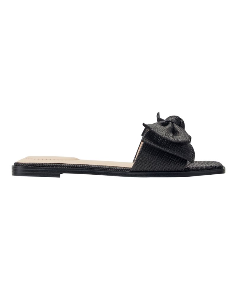 Women's Violeta Bow Flat Slide Sandals