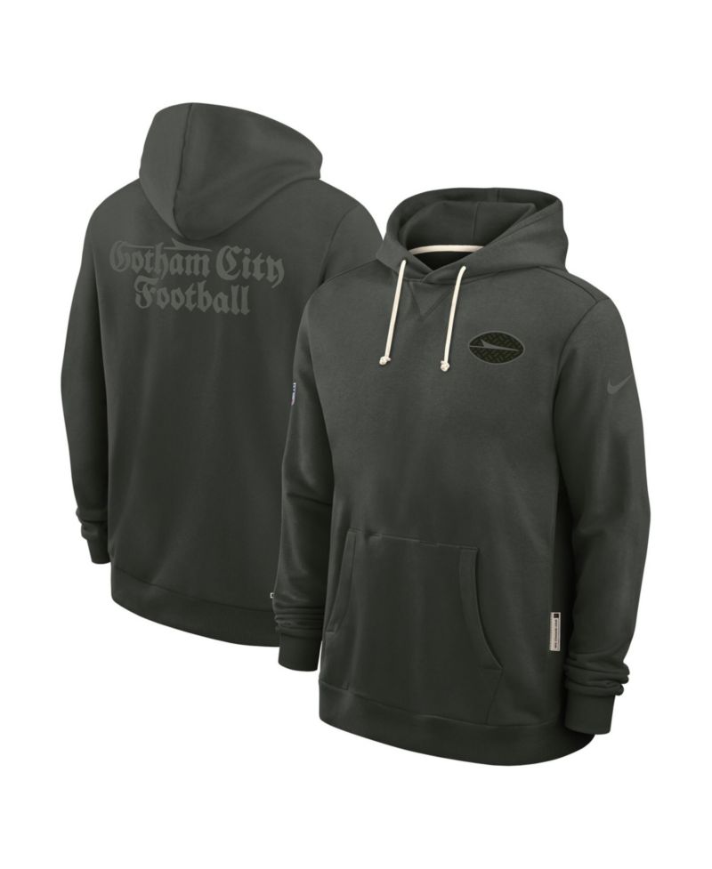 Men's Green New York Jets 2025 NFL Rivalries Sideline Dri-Fit Hoodie