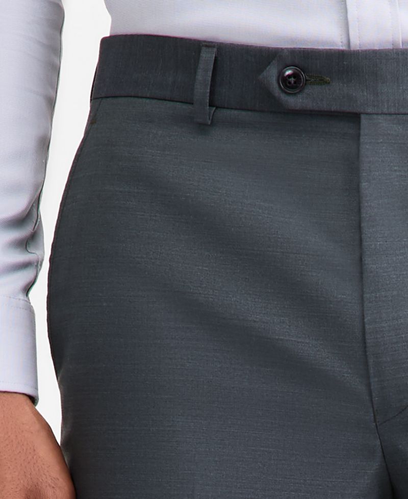 Men's Classic-Fit Fall Wool-Blend Stretch Suit Separate Pants