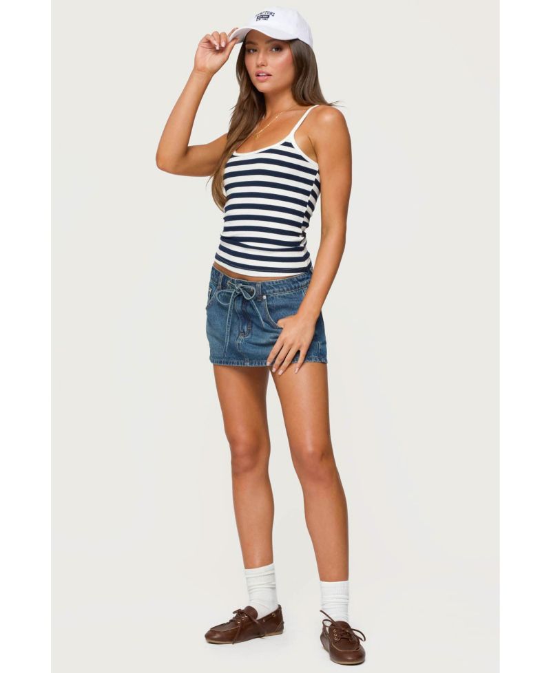 Women's Bailee Striped Ribbed Tank Top