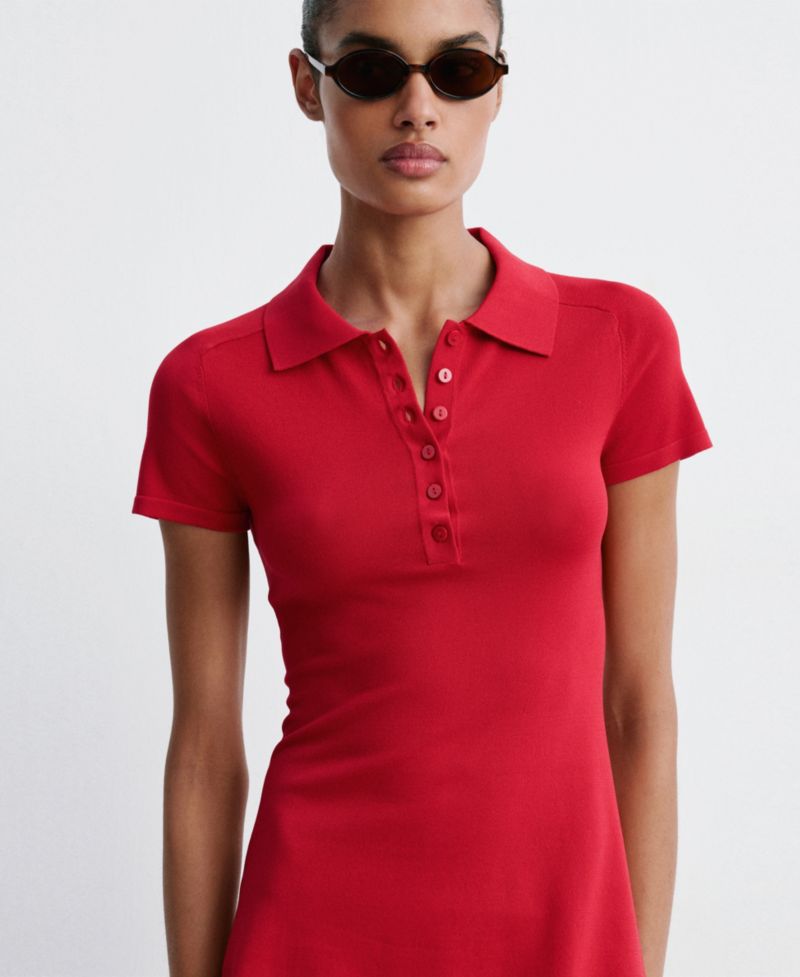 Women's Polo A-Line Mini Dress