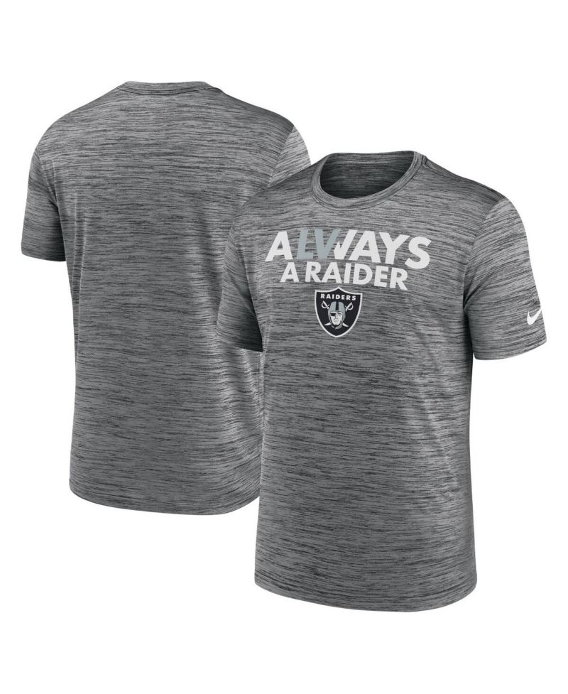 Men's Anthracite Las Vegas Raiders Local Velocity T-shirt