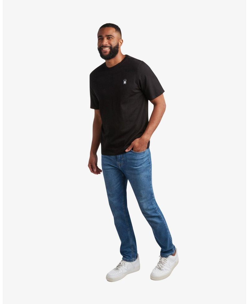 Men's Mountain Graphic 2-Way Stretch Relaxed-Fit T-Shirt