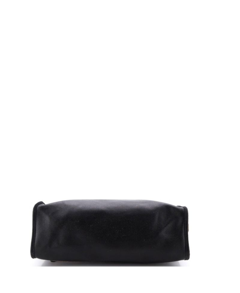 Pre-Owned Herm&egrave;s Herbag Zip Berline Top-Handle Canvas and Leather Tote