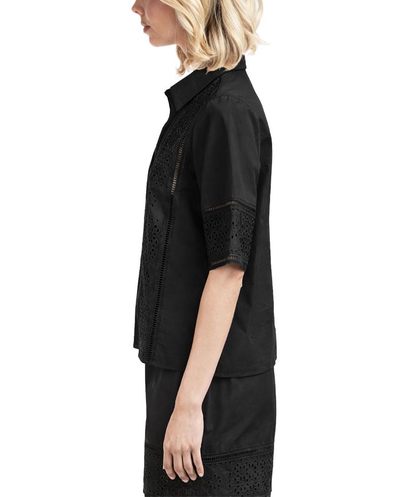 Women's Lace Inset Shirt