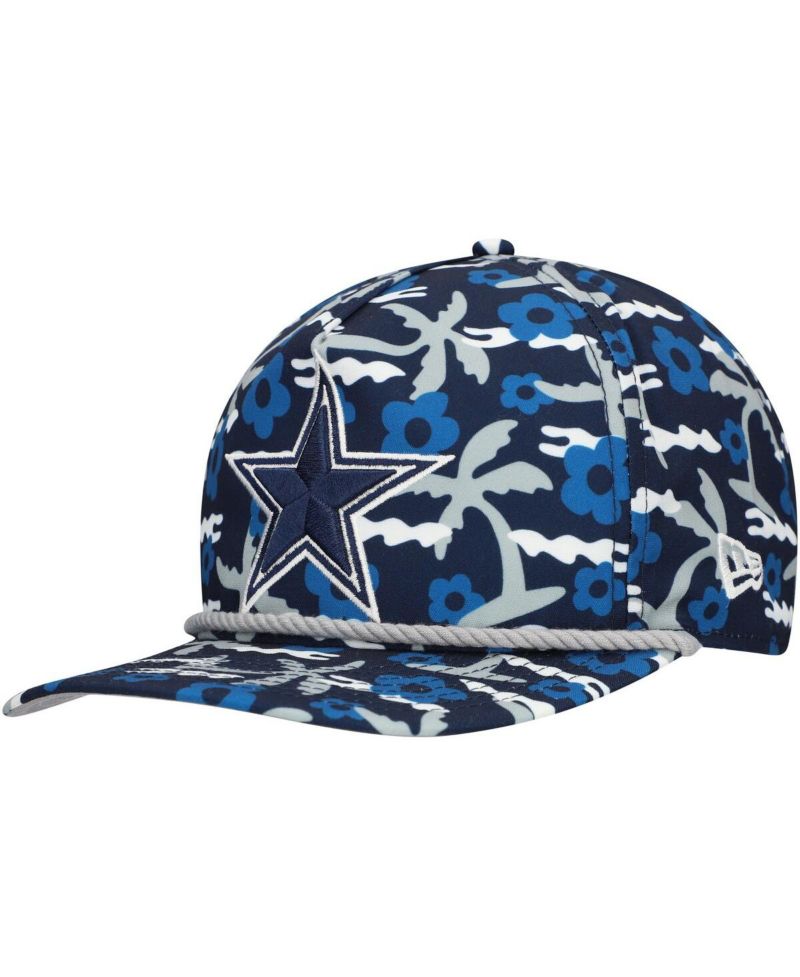 Men's Navy Dallas Cowboys Wakey Wakey Golfer Snapback Hat