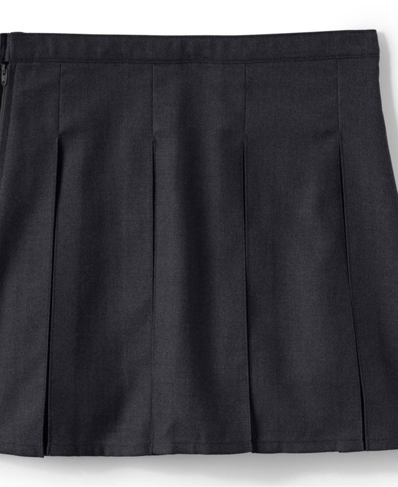 Big Girls Box Pleat Skirt Top of Knee