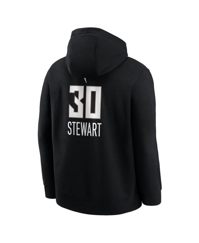 Men's Breanna Stewart Black New York Liberty Explorer Edition Name & Number Pullover Hoodie