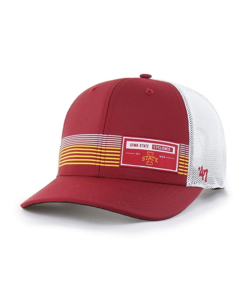 Men's Cardinal Iowa State Cyclones Rangefinder Brrr Trucker Adjustable Hat
