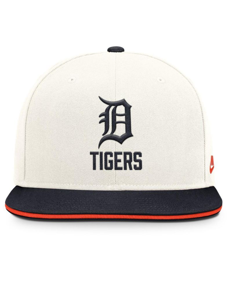Men's Cream/Navy Detroit Tigers Cooperstown Pro Dri-FIT Snapback Hat