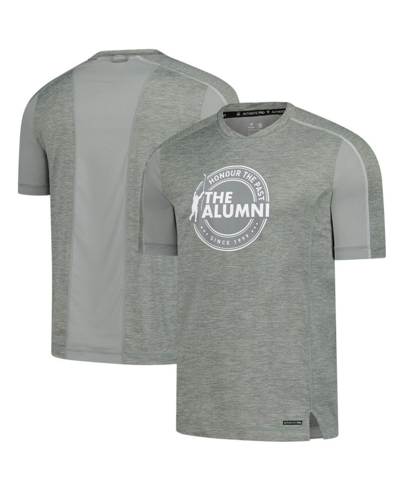 Men's Gray Authentic Pro the Alumni Performance T-Shirt