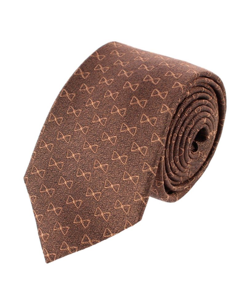 Men's Signature Logo Silk Novelty Necktie