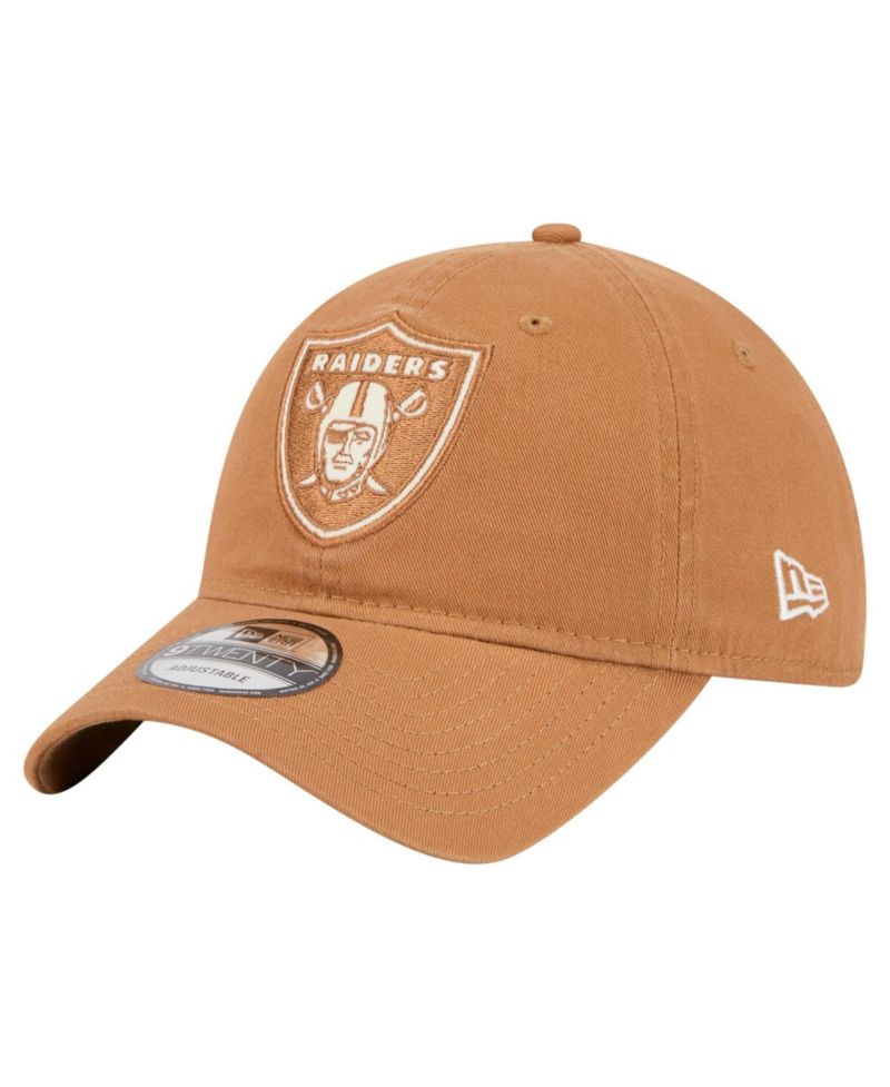 Men's Brown Las Vegas Raiders Stamp 9TWENTY Adjustable Hat