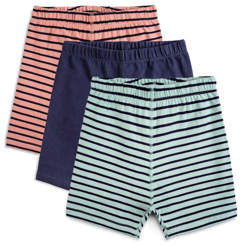 Girls Fair Trade Organic Cotton Bike Shorts 3-pack