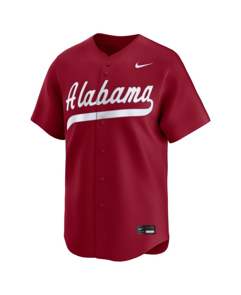 Men's Crimson Alabama Crimson Tide College Limited Baseball Jersey