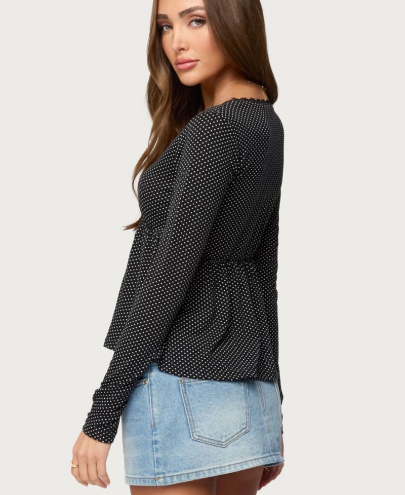Women's Kenzie Long Sleeve Babydoll Top