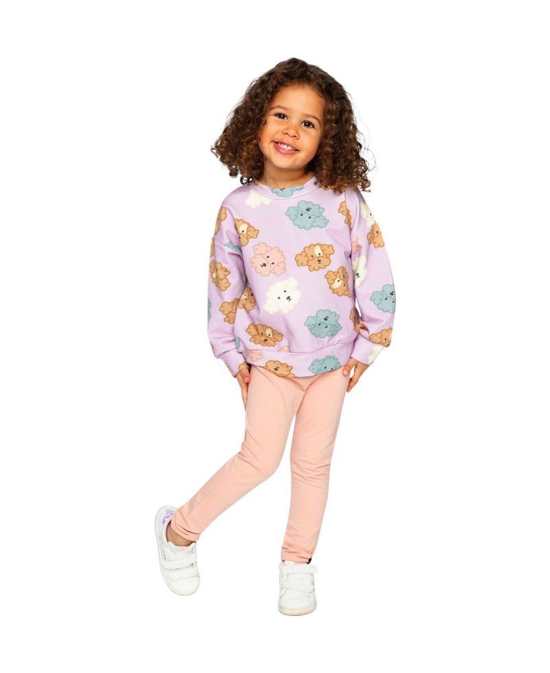 Little and Big Girl (6-12) Printed Sweatshirt