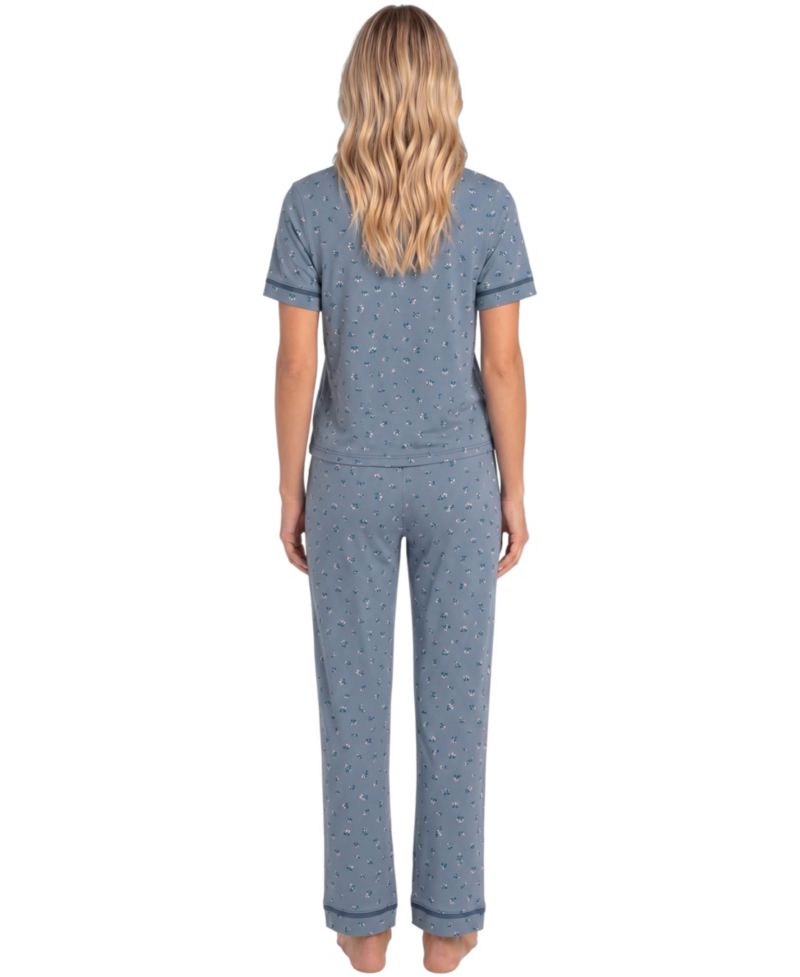 Women's Modal-Spandex Short-Sleeve Pajama Set