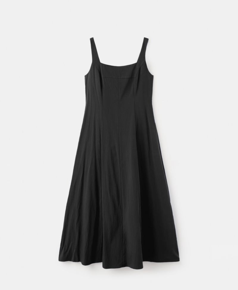 Women's Crinkle-Effect A-Line Dress