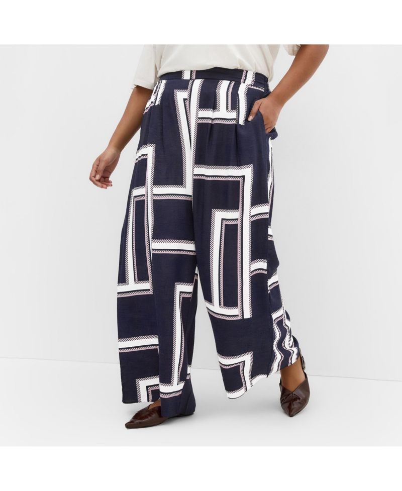 Women's Hallie Print Wide Leg Pant
