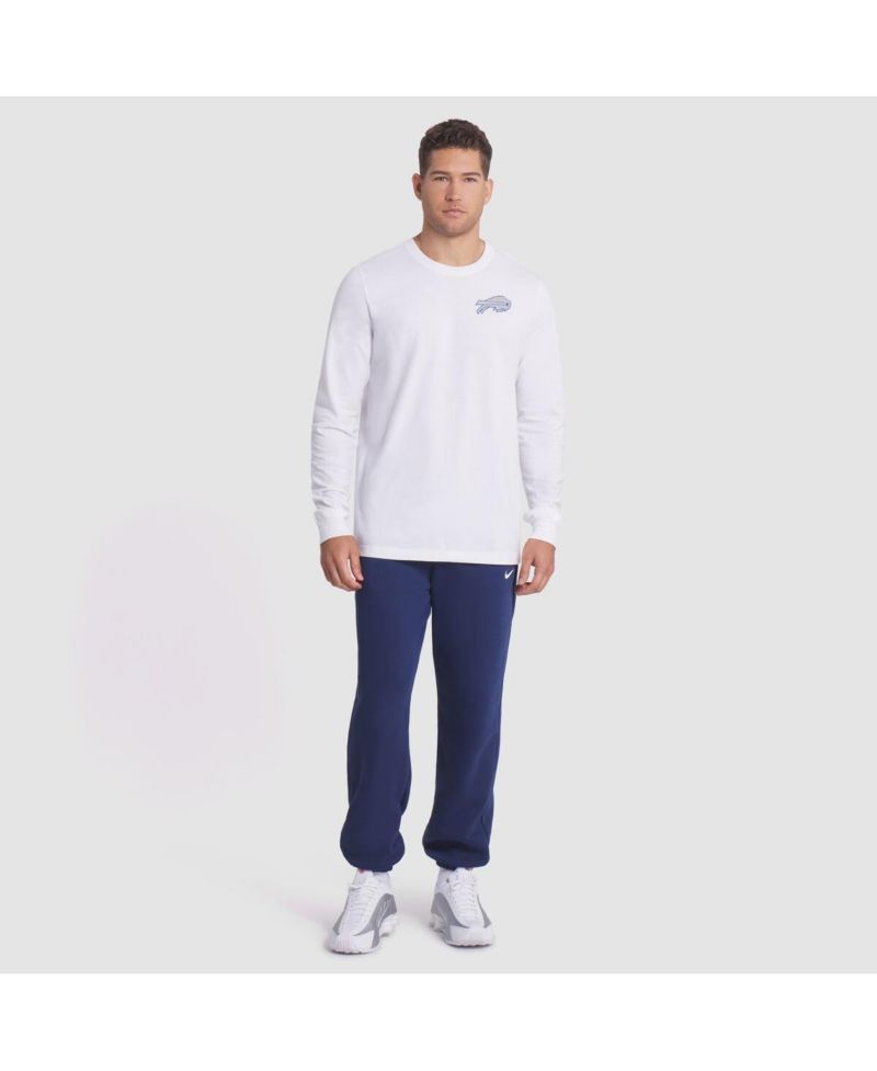 Men's White Buffalo Bills 2025 Rivalries Collection Essential Long Sleeve T-Shirt