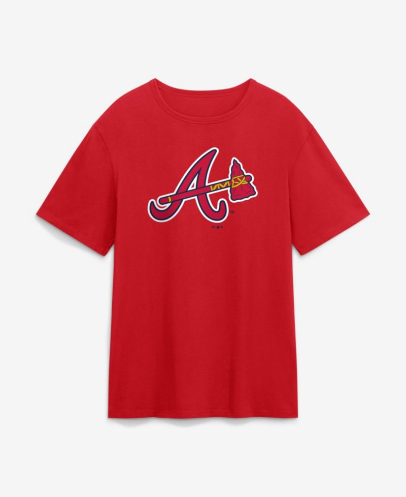 Men's Red Atlanta Braves Alternate Logo Legacy T-Shirt