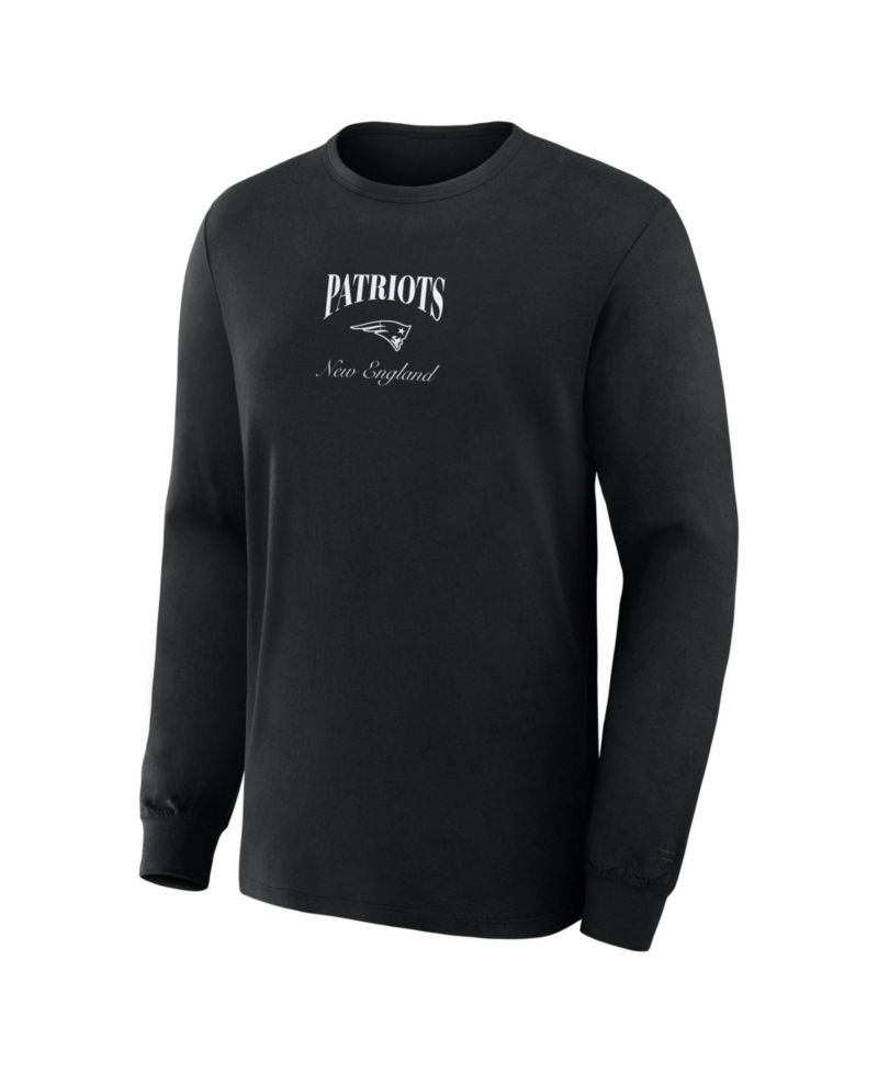Men's New England Patriots Midnight Falls Long-Sleeve T-Shirt