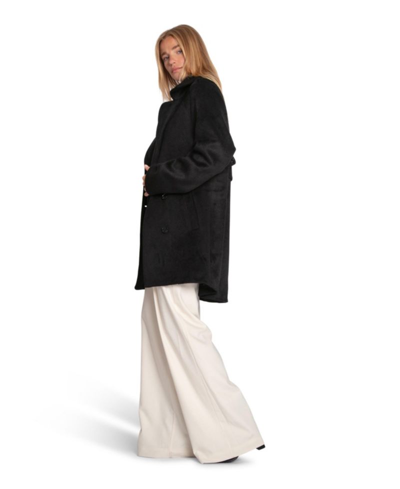 Women's Belle and Bloom Wanna Be Loved Wool Blend Peacoat