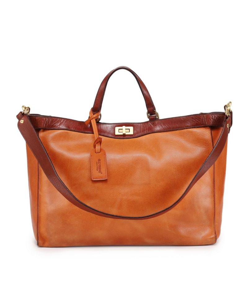 Ixia Jet Set Large Leather Tote Bag