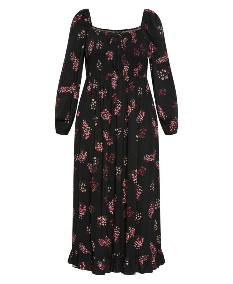 Plus Size Cassie Floral Maxi Dress