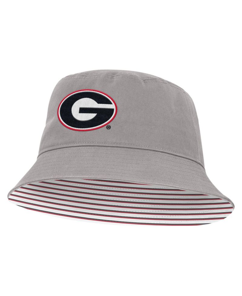 Men's and Women's Gray Georgia Bulldogs Primetime Apex Bucket Hat