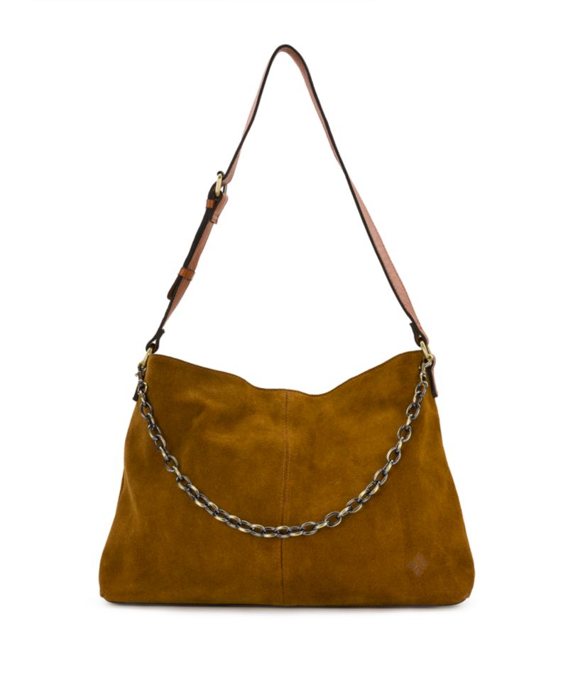 Liora Large Suede Slouchy Tote Handbag