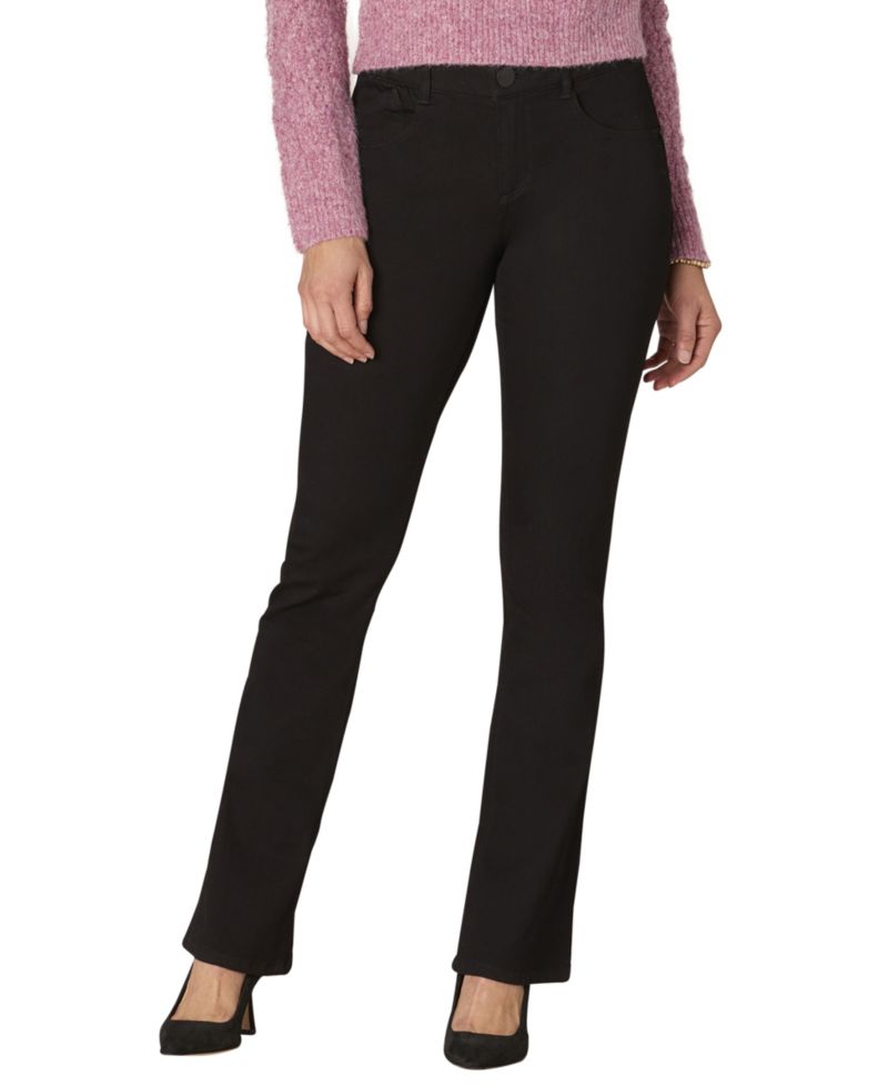 Petite "Ab"solution Luxe Touch Itty Bitty Bootcut Jeans